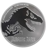Jurský park 1 Oz Stříbrná mince BU