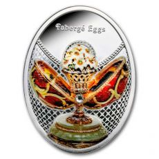 2024 Stříbro  Faberge Eggs : Jarní květiny